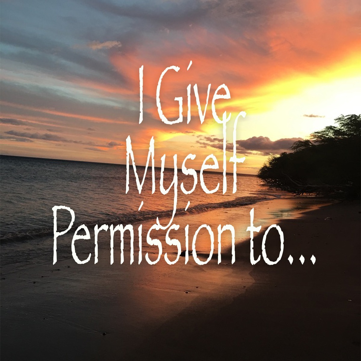 I Give Myself Permission TO….